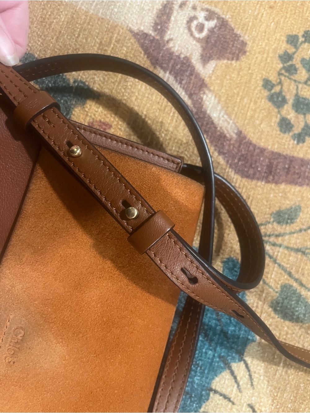 Authentic Chloe Faye Brown Leather & Suede Shoulder Bag - Picture 3 of 11